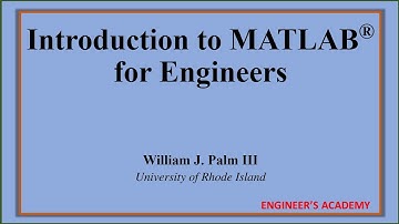 4: MATLAB FOR ENGINEERS - Input ( ) and Disp ( ) Functions