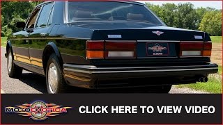 1989 Bentley Turbo R (SOLD) 1989 Bentley Turbo R Specs