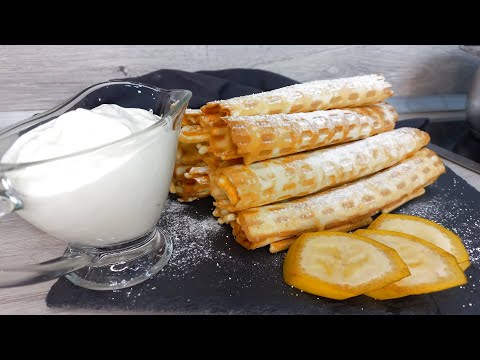 Video: Waffle Cov Khoom Qab Zib Nrog Cov Hws Khov Mis