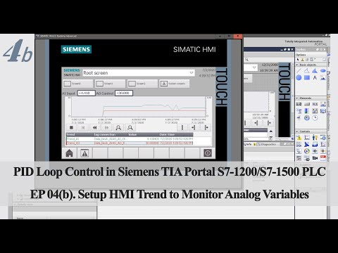PID14 - Siemens PID04b - How to use HMI Trend in Siemens TIA Portal