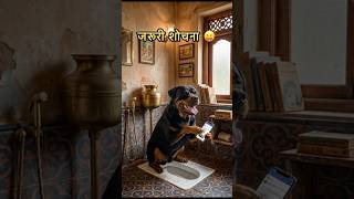 जरूरी शोचना 😝 #doglove #love #funny #reels #comedy #potty #shit #dirty #toilet #jokes #explore