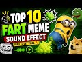 Top 10 Most Viral Fart Meme Sound Effects 😂🔥 #soundeffects