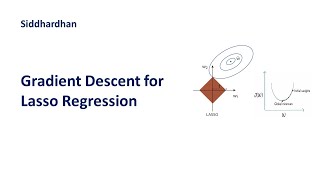 7.4.3. Gradient Descent for Lasso Regression