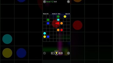Flow Free Intro Classic Pack level 12 8x8 #games #gaming #puzzle #gameplay #flow #flowfree #brain