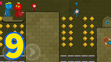 Level 45 vs Level 9999 | Red and Blue Stickman: Animation Parkour Gameplay