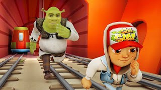 Subway Surfers vs Shrek (Animation) screenshot 4
