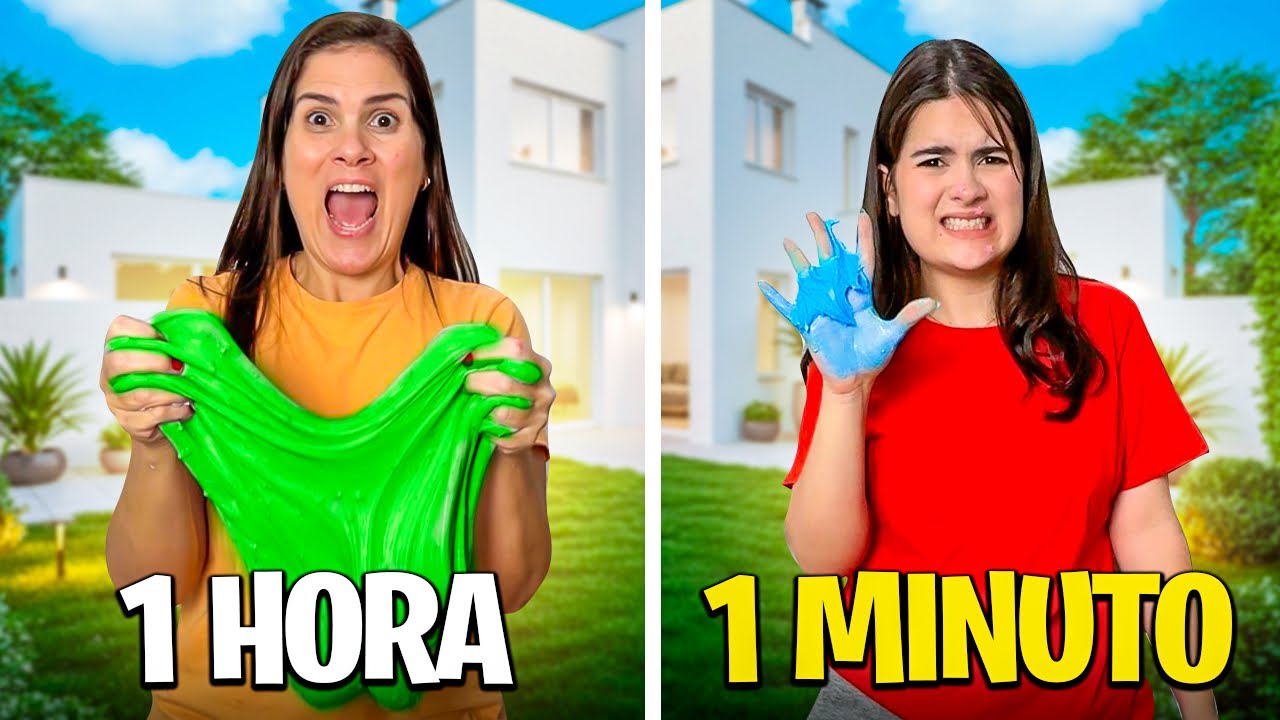 1 MINUTO 10 MINUTOS OU 1 HORA com DESAFIO!