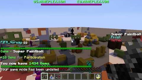 Mineplex, Nikoxxpro fly hacking on Super Paintball