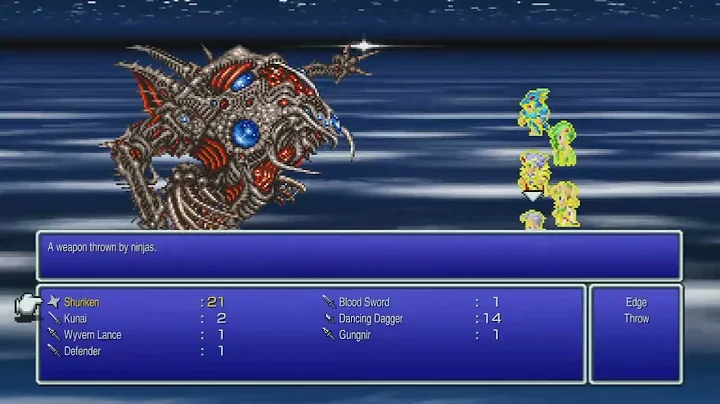 Final Fantasy IV Pixel Remaster (PS4) - Zeromus final boss battle