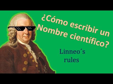 Video: ¿Cómo se escriben los nombres científicos?