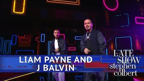 Liam Payne And J Balvin Perform 