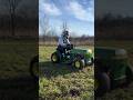 Winter grass cutting ! #lawnmower #johndeere