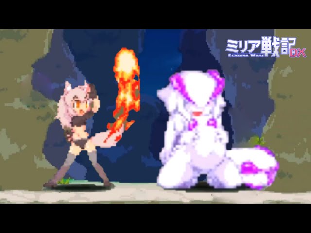 Echidna Wars - Wolf girl Eaten by monsters from level 3-1(Sachiho) - PC gameplay class=