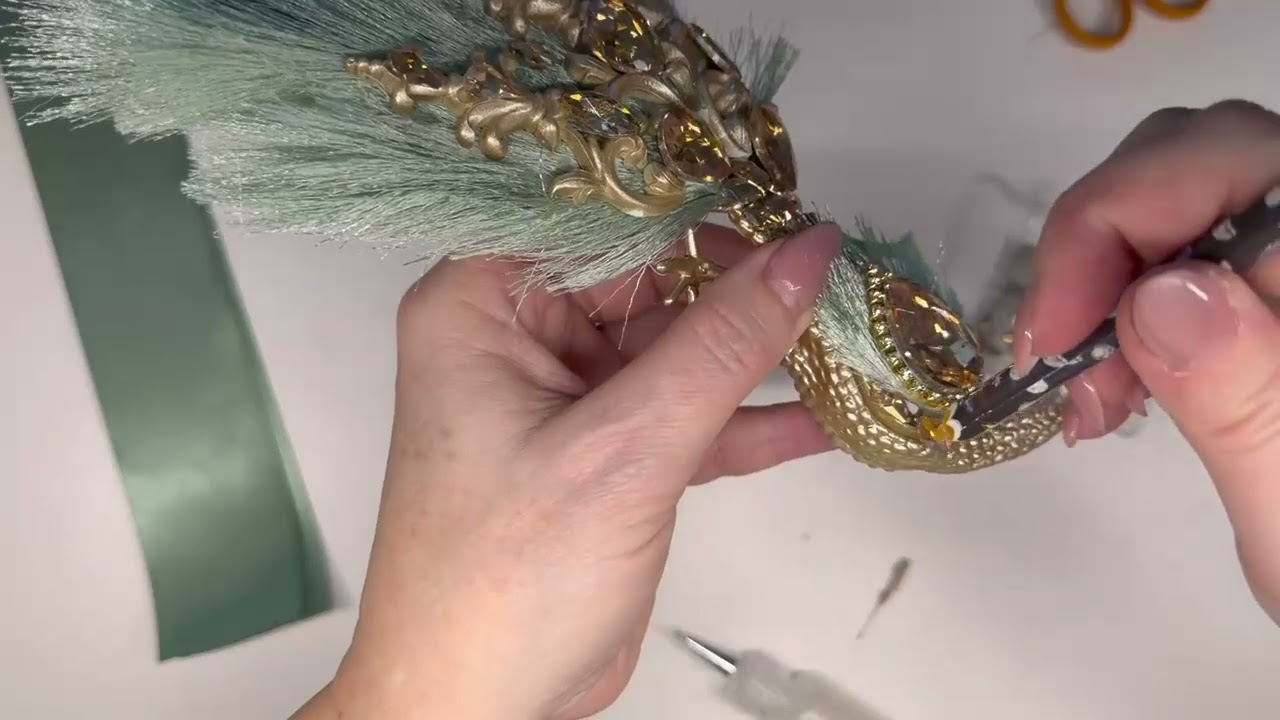 Декор павлина. Урок второй.  