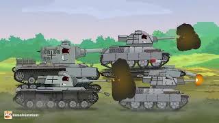 Атака фанатиков третьего рейха    Мультики про танки