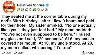They Seated Me At The Corner Table During My Dad's Birthday — After I Flew 9 Hours And Paid For...