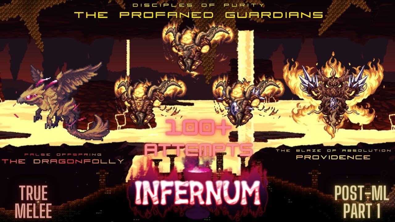 Terraria Calamity Infernum Mode True Melee Post-Moonlord Part 1 ...
