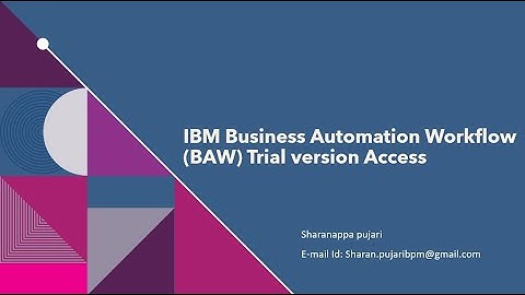 3. Unlocking BAW| A Complete Guide to the BAW Trial Version Access| IBM BPM Trail Version| IBM BPM