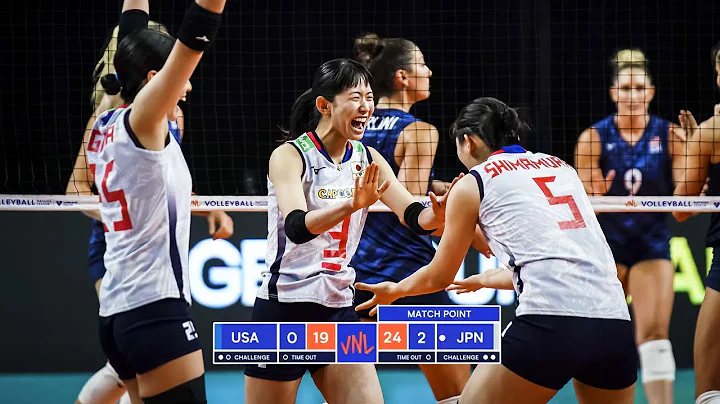 Volleyball Team Japan Destroyed USA in Volleyball Nations League 2022 !!! - DayDayNews