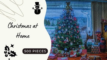 🎄 Christmas at Home | Cozy Jigsaw Puzzle Timelapse