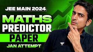 JEE Main Maths Predictor Paper | JEE Main 2024