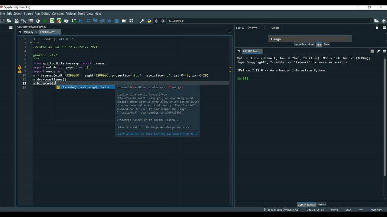 Python - Study area map - YouTube