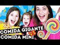 GIANT FOOD vs MINI FOOD | Comida Gigante vs Comida Mini | Yippee Family