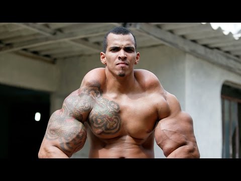 Real Life Hulk Injects Himself with Oil and Alcohol