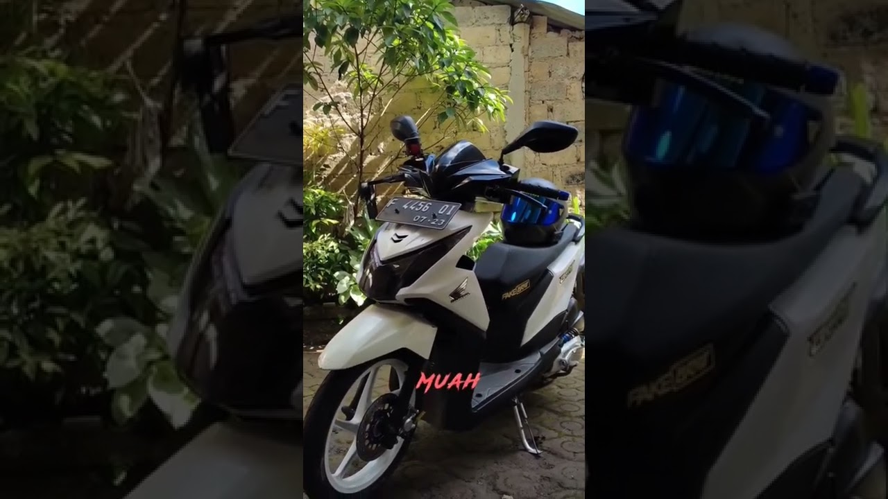 modifikasi beat fi putih keren 