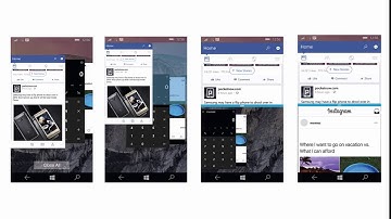 Windows 10 Mobile : Split Screen/Multitasking/Running 2 Apps simultaneously