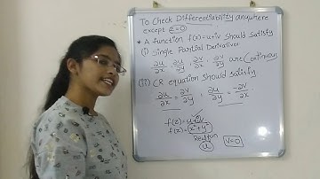 Differentiability at everywhere(numerical problem) in telugu||complex analysis||mathematics||M4