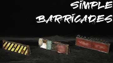 Terrain Tutorial - Simple Barricades - Warhammer 40K, Kill Team, Necromunda