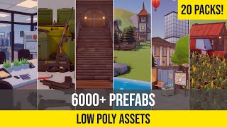 Low Poly Asset Bundle by JustCreate (3D Unity Asset)