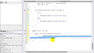 C# SharpDevelop - Aula 010 - MessageBox e Classe Static