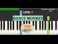 tutorial dance monkey piano easy slow