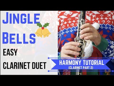 Jingle Bells - CLARINET Harmony (Easy Duet)