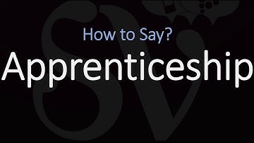 How to Pronounce Apprenticeship? (CORRECTLY)