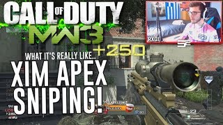 What It's Really Like To Use A XIM Apex! | MW3 Sniping Gameplay