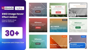 BWD Image Hover Effect for elementor plugin tutorial