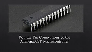 Routine Pin Connections of the ATmega328P Microcontroller (VCC, GND, RESET, AVCC, AGND, AREF Pins)