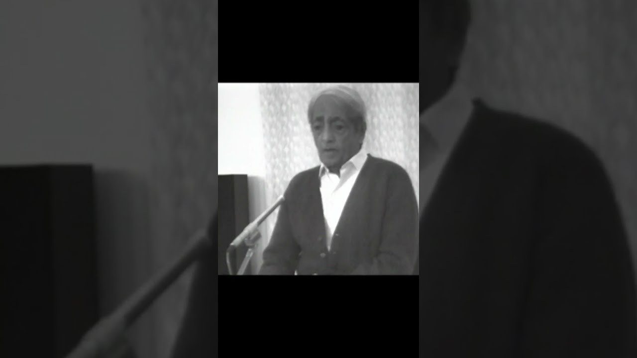 Society Has Helped Us To Have No Capacity Krishnamurti Shorts