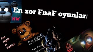 En Zor Fnaf Oyunlarıkolaydan Zora Sıralama