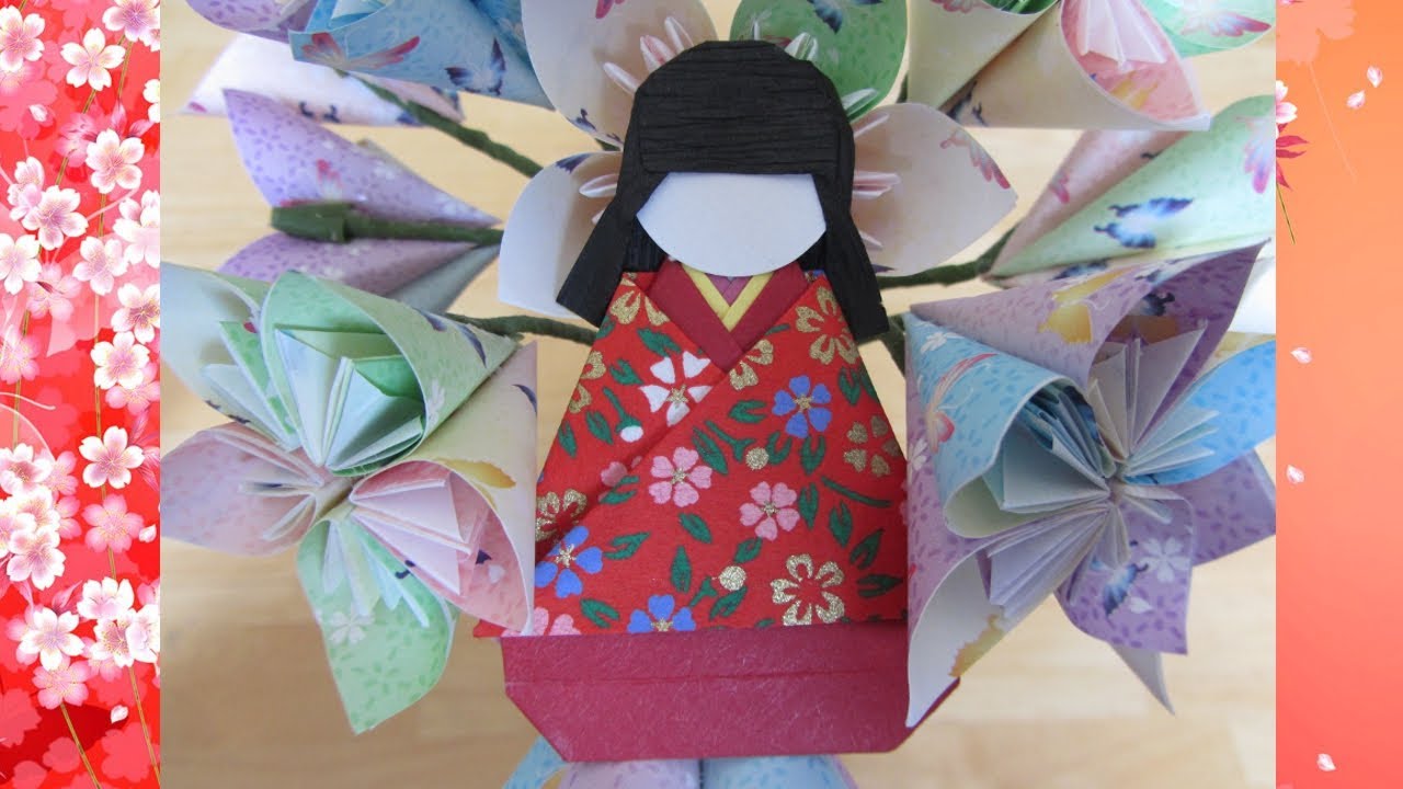  Origami  Kimono  Ohinasama YouTube