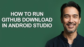 How to Run Github Download In Android Studio - KevinHowTo