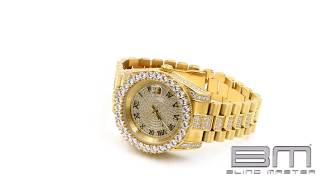 MONARCH STEEL CZ WATCH | 530312