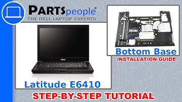 Dell Latitude E6410 Bottom Base How-To Video Tutorial