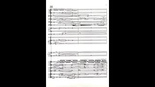 Giacinto Scelsi - Anahit for Violin and Orchestra (1965) [Score-Video]