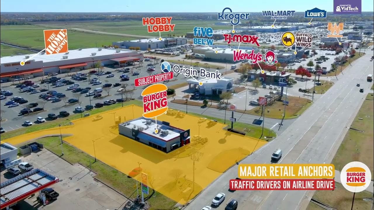 Absolute NNN Lease 9.5 Years Remaining Burger King Bossier City