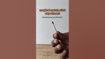 magical match stick experiment #shorts #experiment #chemistry #trending #exhibition