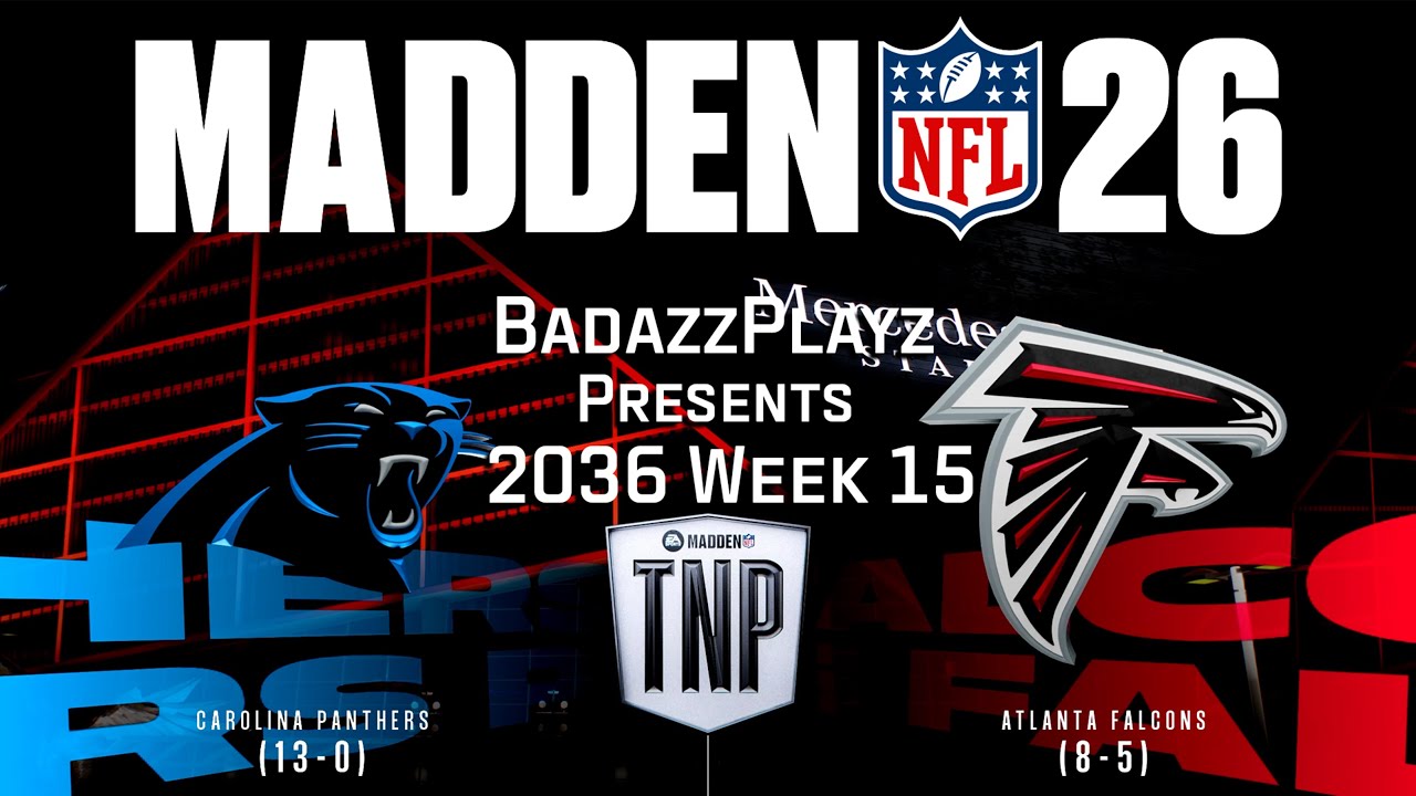 Madden 26 2036 Неделя 15 Carolina Panthers против Atlanta Falcons